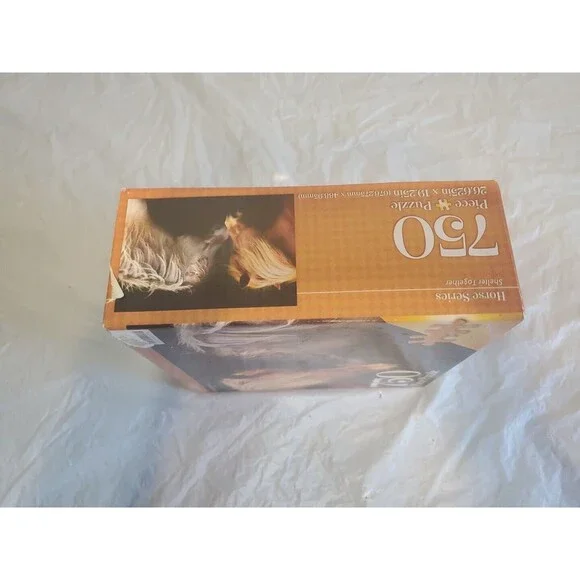 Creative Horse Series Shelter Together 750 Piece Puzzle 26.625” x 19.25” NIB - Picture 10 of 12